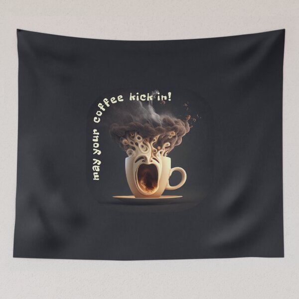 Item preview, May Your Coffee Kick In! Screaming Coffee Cup designed and sold by GrumpyFella.