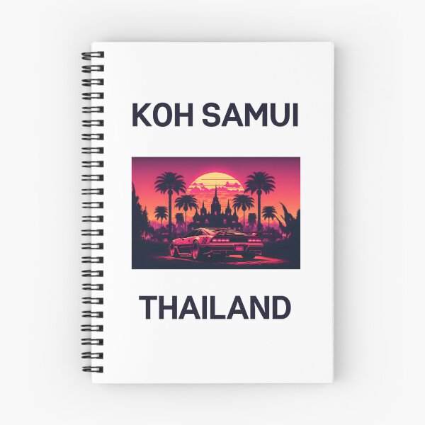Item preview, Koh Samui Thailand synthwave designed and sold by GigaDesigns.