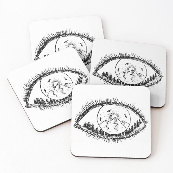 Item preview, Mountain view | the eyes of nature | mountaineering | art in eye designed and sold by designsbyMoiLS.