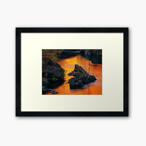 Autumn Fire Framed Art Print