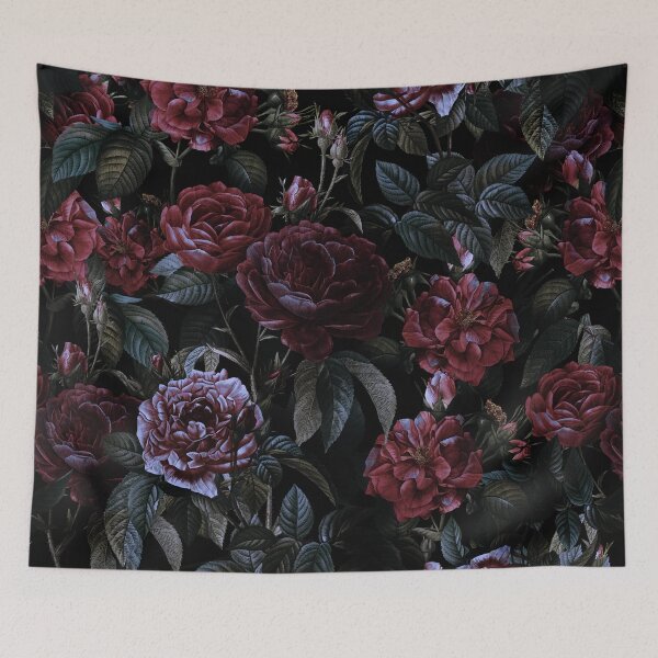 Item preview, Roses Moon Garden designed and sold by Burcu Korkmazyurek.