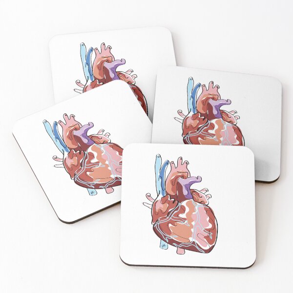 Item preview, Abstract Heart | Fun Anatomy | Abstract Anatomy designed and sold by Karli Mogen.