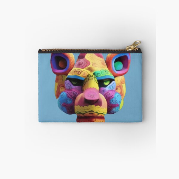 Item preview, Jaguar head alebrije, AI art designed and sold by Dendros-Studio.