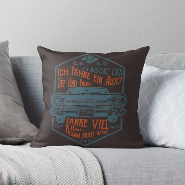 Deep and wide Throw Pillow