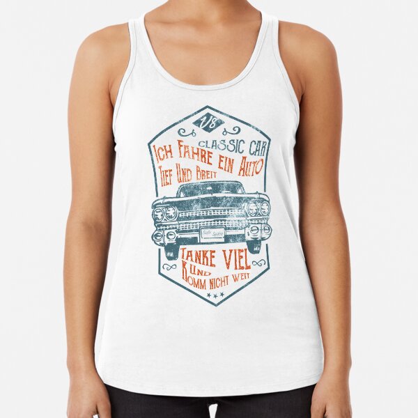 Deep and wide Racerback Tank Top