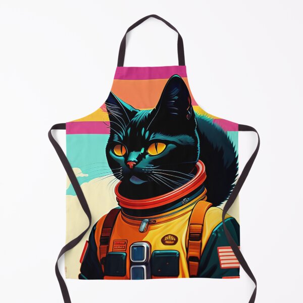 Artikelvorschau, Coole Katzen-Astronautenillustration im Weltraum, farbenfrohe, lebendige digitale Kätzchenkunst 9 entworfen und verkauft von vishalraifx.