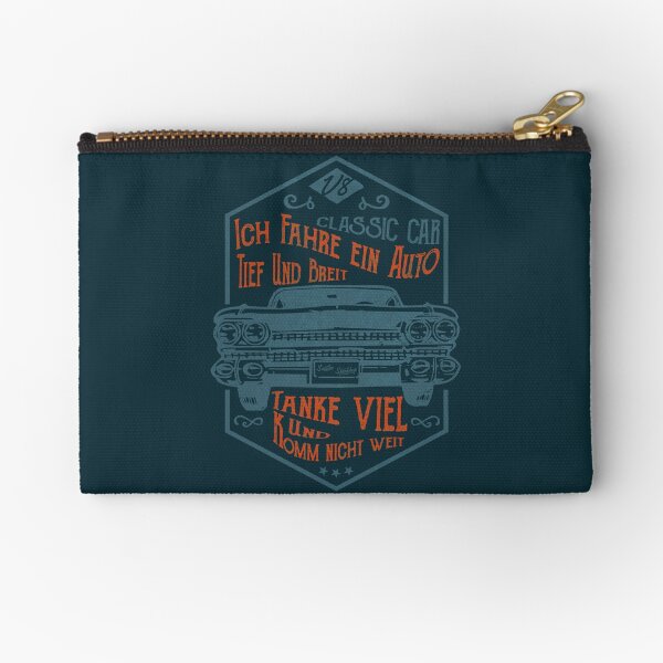 Deep and wide Zipper Pouch
