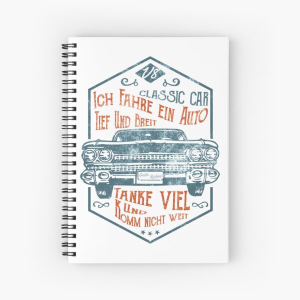 Deep and wide Spiral Notebook