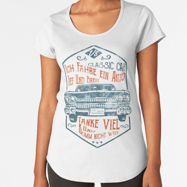 Deep and wide Premium Scoop T-Shirt