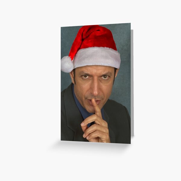 Christmas Jeff Goldblum Greeting Card