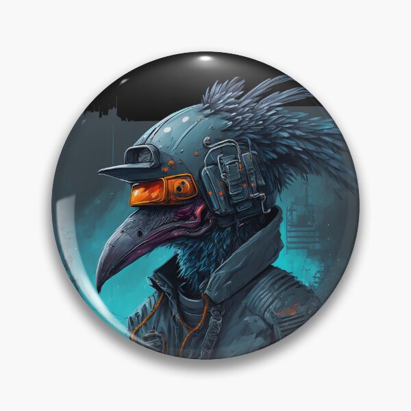 Item preview, Piloto de combate Cyberpunk Eagle designed and sold by The-Fox-Hole.