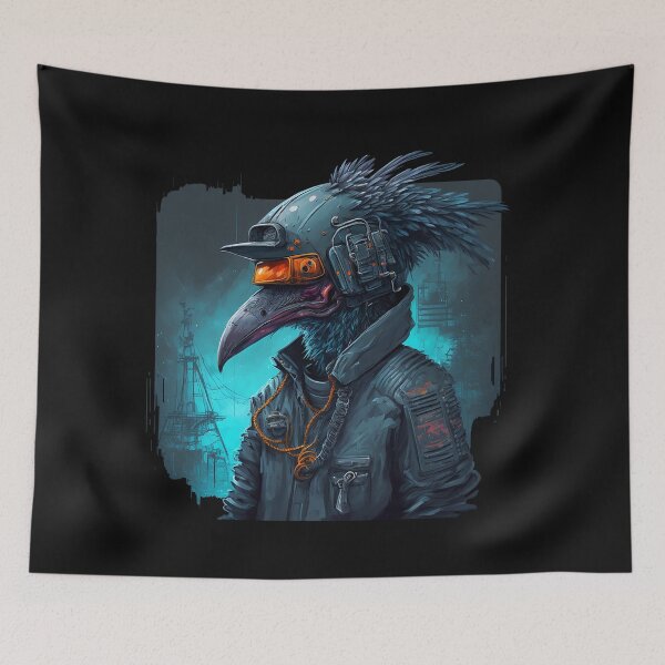 Item preview, Cyberpunk Eagle Fighter Pilot designed and sold by The-Fox-Hole.