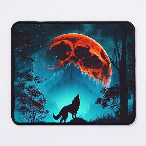 Item preview, The 8K Blood Wolf: A Mythical Digital Art Collectible designed and sold by Zovermind.