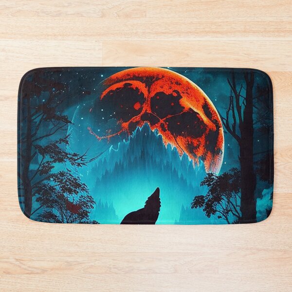 Item preview, The 8K Blood Wolf: A Mythical Digital Art Collectible designed and sold by Zovermind.