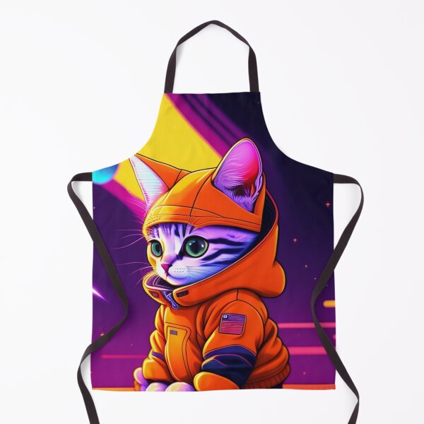 Artikelvorschau, Coole Katzen-Astronauten-Illustration im Weltraum, farbenfrohe, lebendige Kitty-Digitalkunst 16 entworfen und verkauft von vishalraifx.