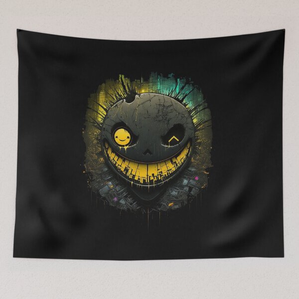Item preview, Cyberpunk Grinning Face designed and sold by The-Fox-Hole.