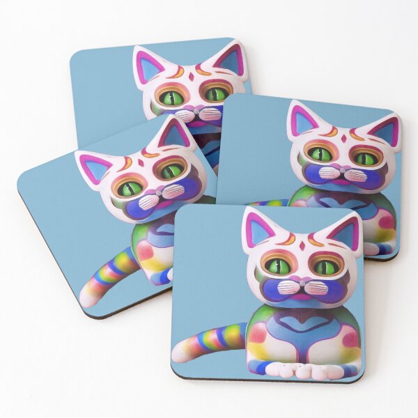 Item preview, Cat alebrije, AI art designed and sold by Dendros-Studio.
