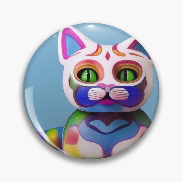 Item preview, Cat alebrije, AI art designed and sold by Dendros-Studio.