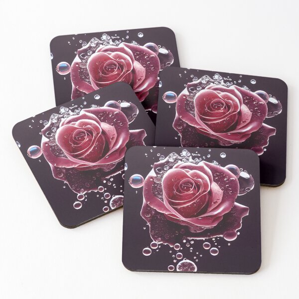 Item preview, Water Droplets Rose designed and sold by ArtAT.