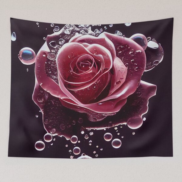 Item preview, Water Droplets Rose designed and sold by ArtAT.