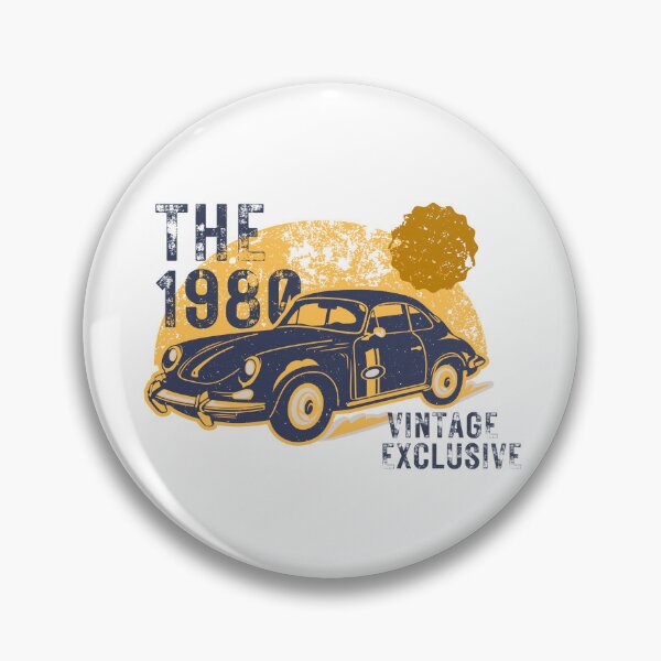 Item preview, The 1980 Vintage Exclusive Car vintage style  designed and sold by Affuabbu.