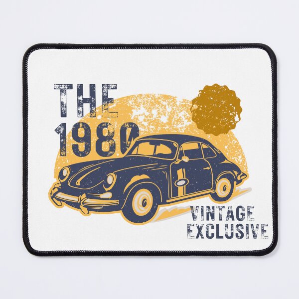Item preview, The 1980 Vintage Exclusive Car vintage style  designed and sold by Affuabbu.