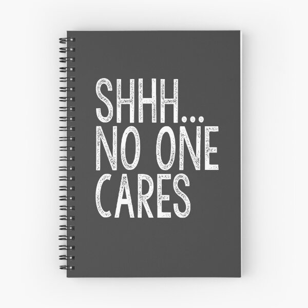 Item preview, SHHH .... no one cares (white/gray) designed and sold by starkle.