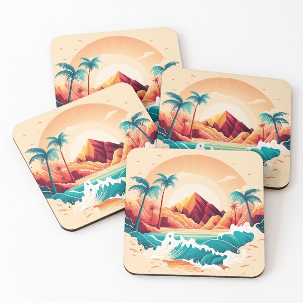 Item preview, Landscape ocean palm tree#10 designed and sold by FunArt4You.
