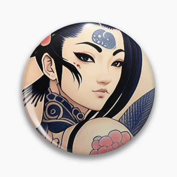 Item preview, Irezumi Woman ( Anime / Ukiyo-e / Traditional Japanese Art Influence ) designed and sold by Ellen Davis.
