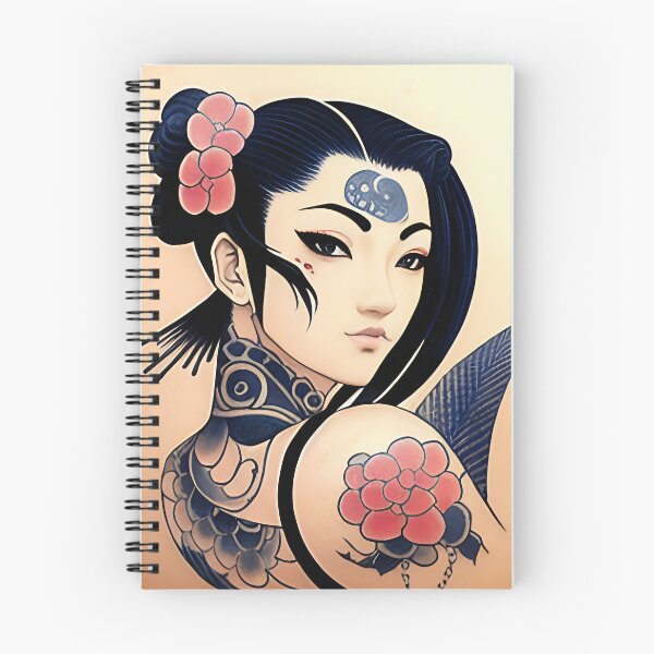 Item preview, Irezumi Woman ( Anime / Ukiyo-e / Traditional Japanese Art Influence ) designed and sold by Ellen Davis.