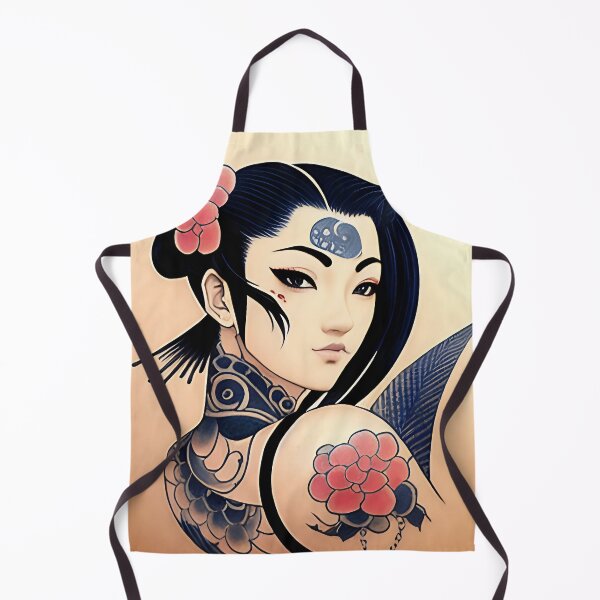 Item preview, Irezumi Woman ( Anime / Ukiyo-e / Traditional Japanese Art Influence ) designed and sold by Ellen Davis.