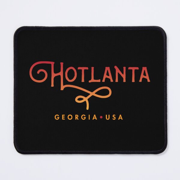 Item preview, Hotlanta (Atlanta) Georgia Typographic Design designed and sold by Futurebeachbum.