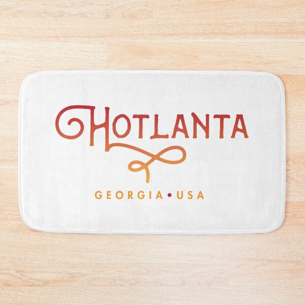 Item preview, Hotlanta (Atlanta) Georgia Typographic Design designed and sold by Futurebeachbum.