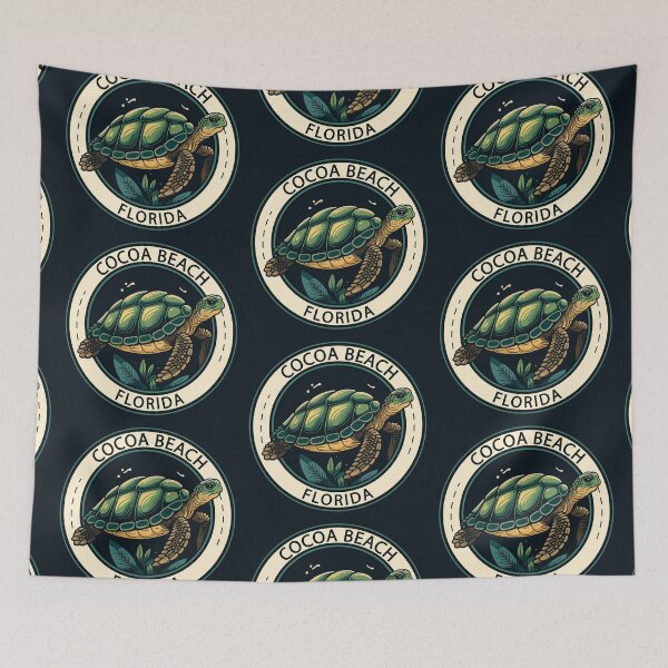 Item preview, Cocoa Beach Florida Turtle Badge designed and sold by KrisSidDesigns.