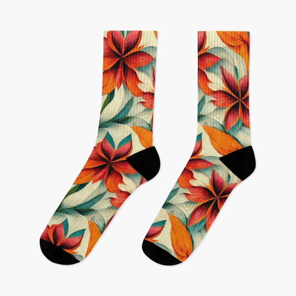 Item preview, painted abstract floral pattern  designed and sold by sSupernovas001.