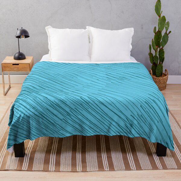 Item preview, Aqua Blue Lines Diagonal Pattern Design designed and sold by NancyMerkle.