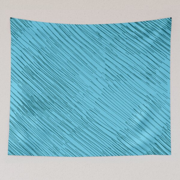 Item preview, Aqua Blue Lines Diagonal Pattern Design designed and sold by NancyMerkle.