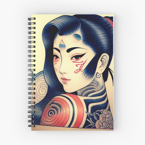 Item preview, Irezumi Woman ( Anime / Ukiyo-e / Traditional Japanese Art Influence ) designed and sold by Ellen Davis.