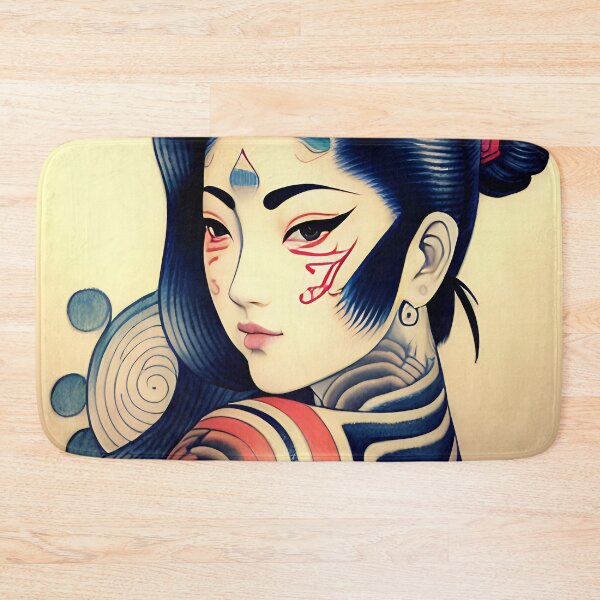 Item preview, Irezumi Woman ( Anime / Ukiyo-e / Traditional Japanese Art Influence ) designed and sold by Ellen Davis.