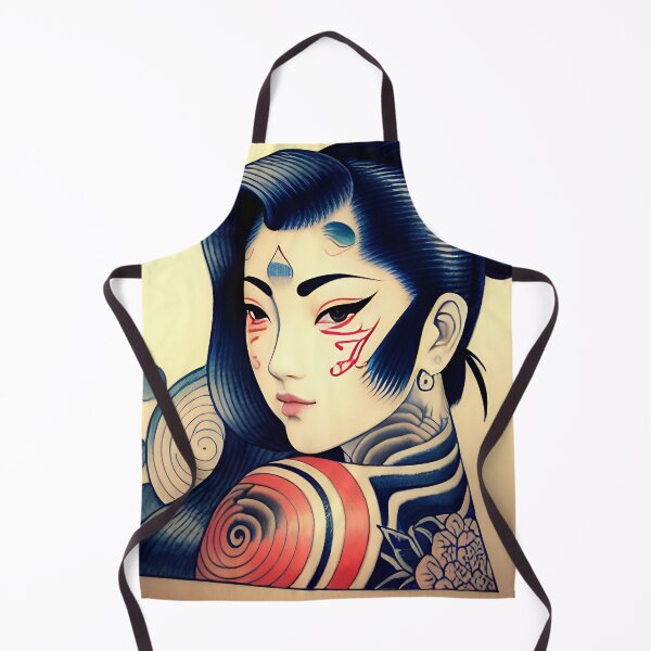 Item preview, Irezumi Woman ( Anime / Ukiyo-e / Traditional Japanese Art Influence ) designed and sold by Ellen Davis.