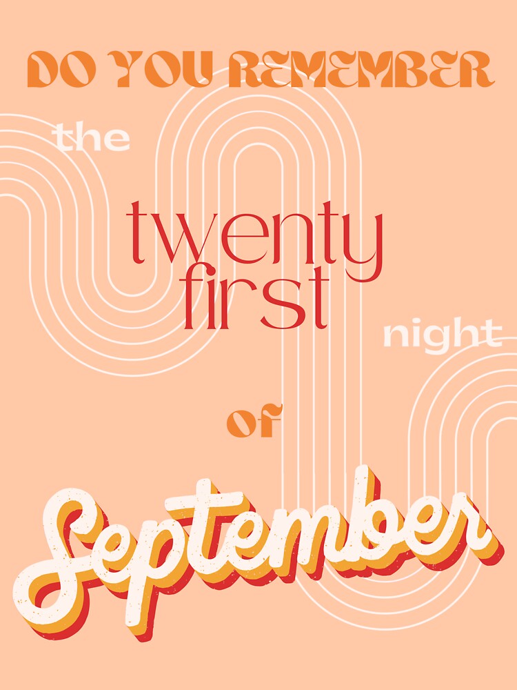 Do You Remember The 21st Night Of September Sticker For Sale By   Bg,f8f8f8 Flat,750x,075,f Pad,750x1000,f8f8f8 