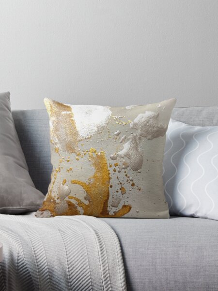 Gold and silver pillows best sale