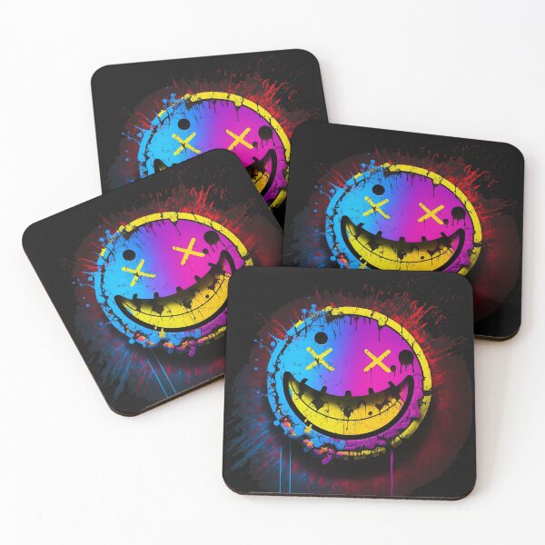Item preview, Cyberpunk Grinning Face designed and sold by The-Fox-Hole.