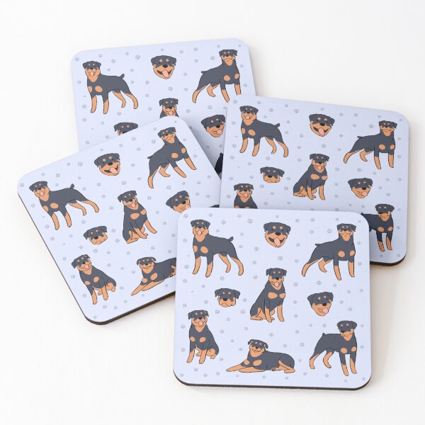 Item preview, Rottweiler cute pack illustration  designed and sold by Yarafantasyart.