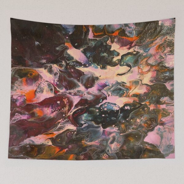 Item preview, Abstract painting of GW-2 Exhausted designed and sold by FunBoutique34.