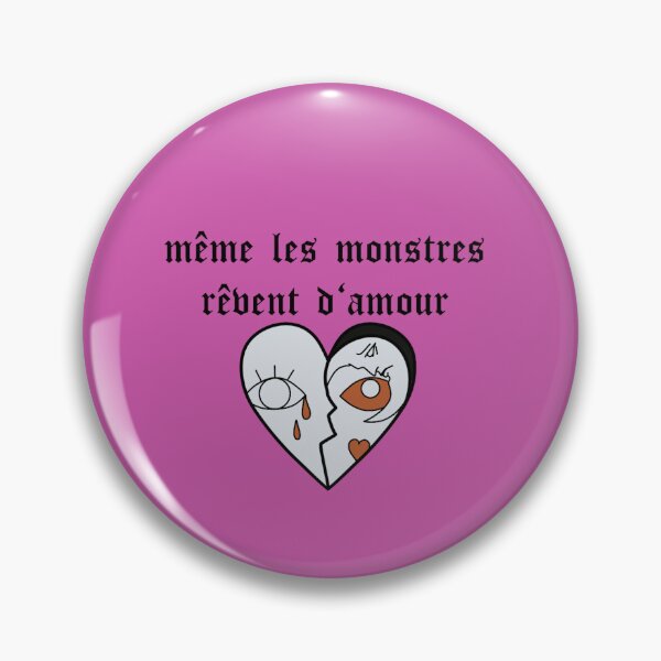 Item preview, Tsew The Kid Même les monstres rêvent d'amour designed and sold by herissontattoo.
