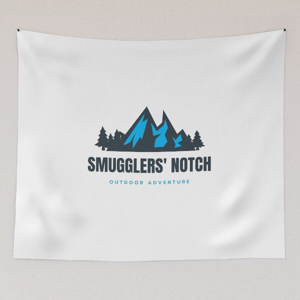 Item preview, Smugglers' Notch in Jeffersonville, Vermont, United States, North America - Mountain Outdoor Adventure Snowboard Ski Hiking Vintage Logo designed and sold by Vintage-TM.