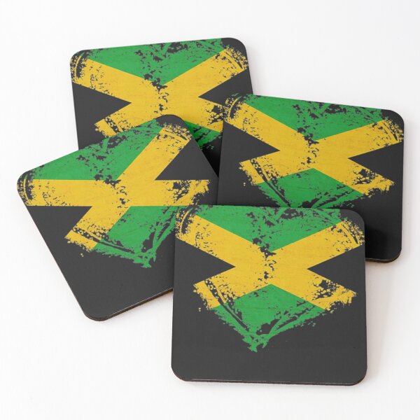 Item preview, Vintage Jamaica Heart Shape Flag designed and sold by nrackpenra.