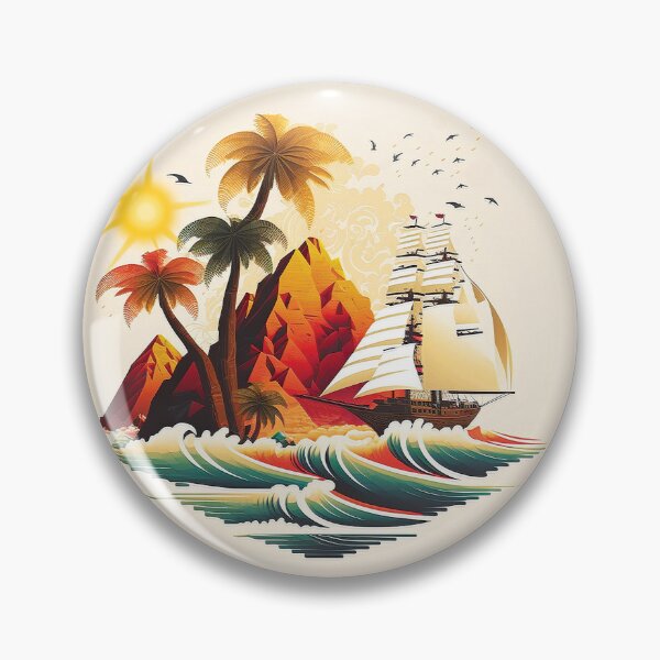 Item preview, Landscape ocean palm tree#6 designed and sold by FunArt4You.