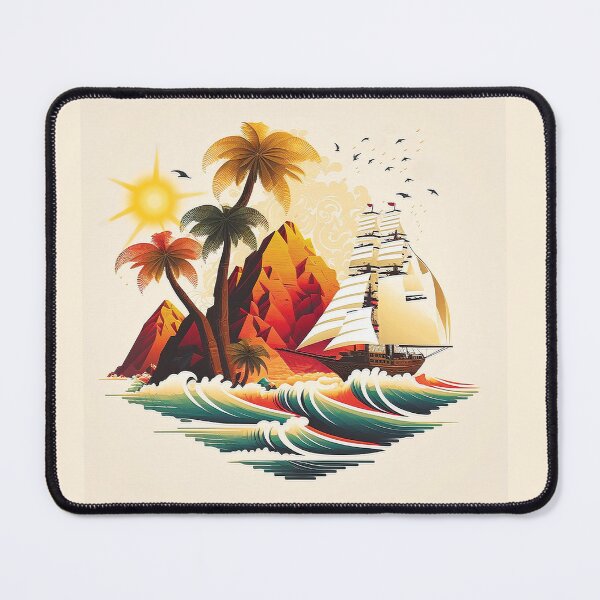 Item preview, Landscape ocean palm tree#6 designed and sold by FunArt4You.
